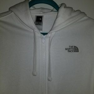 Northface Women's White Cotton Jacket Size M